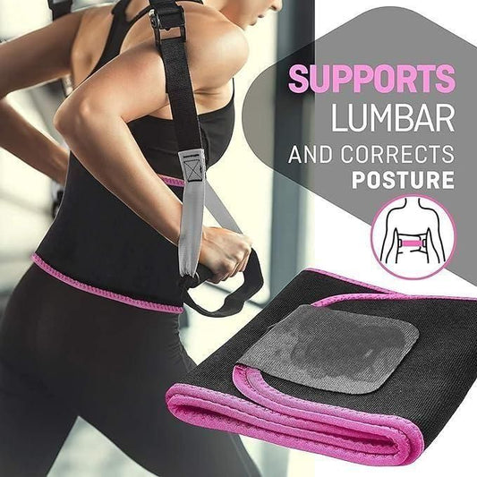 Adjustable Waist Trimmer Belt - Sweat Belt for Weight Loss & Fitness