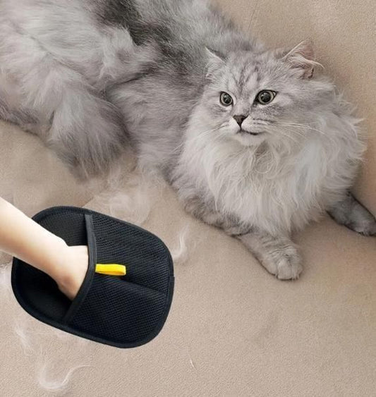 Pet Hair Removal Gloves - Grooming & Deshedding